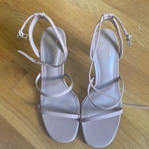 Nude strappy sandals